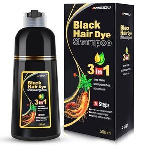 Hair Dye Shampoo 3 in 1 for Gray Hair
